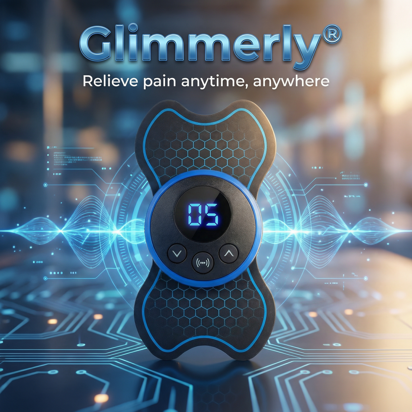 Mini Electric Pulse Muscle Massager