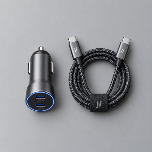 Marvuni Dual-Port USB-C Car Charger 30W PD